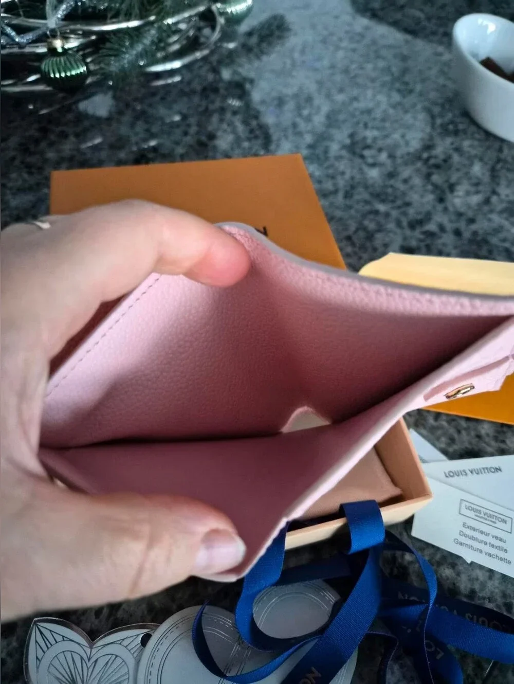 Louis Vuitton Pink Lisa Wallet
